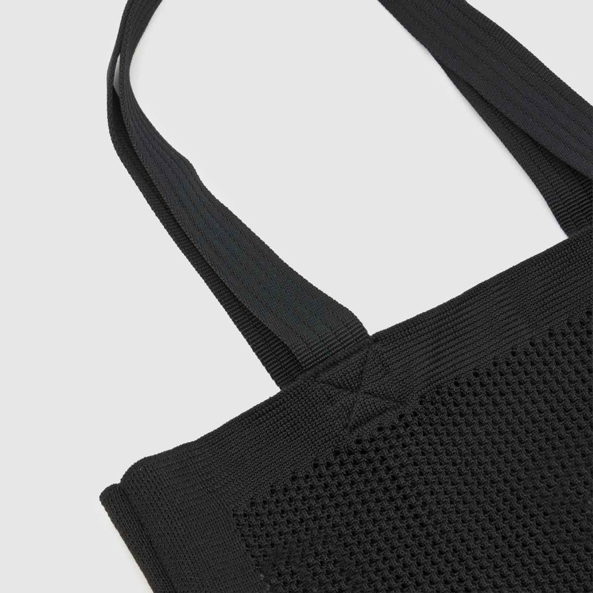 adidas Crochet Tote Bag in Black adidas Crochet Tote Bag 1