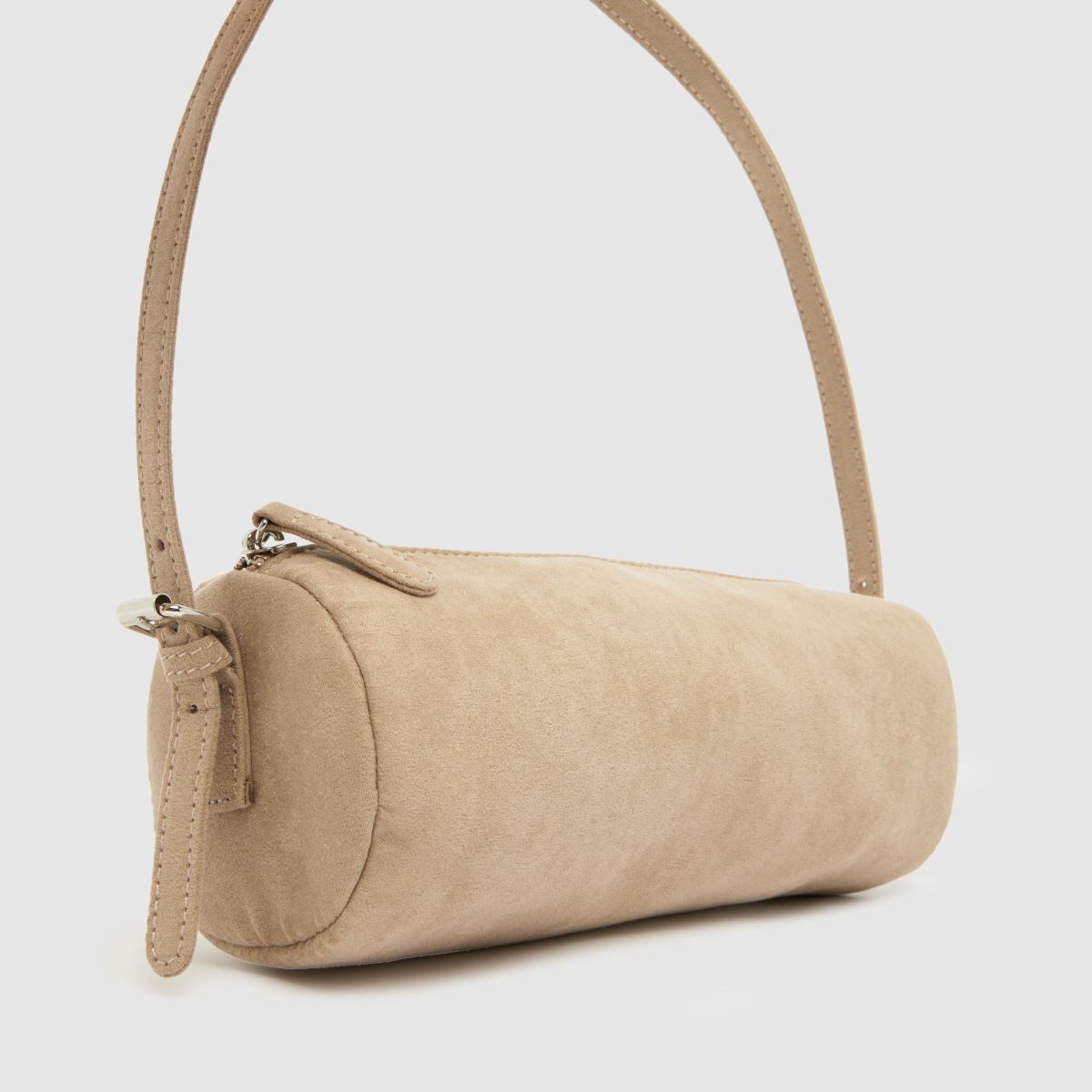 schuh Jaden Round Shoulder Bag in Taupe schuh Jaden Round Shoulder Bag 1