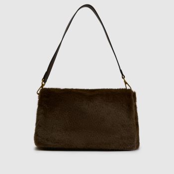 schuh Brown Janelle Faux Fur Bag Bags