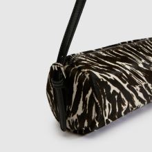 schuh Jaden Zebra Shoulder Bag in Black & White schuh Jaden Zebra Shoulder Bag,3 of 4