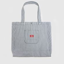 DICKIES Hickory Tote Bag in Pale Blue Multi DICKIES Hickory Tote Bag,1 of 4