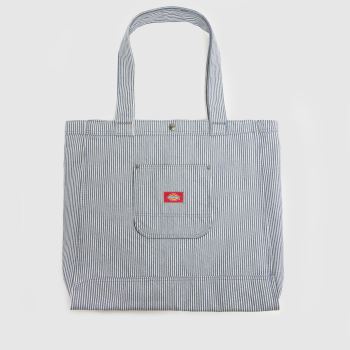 DICKIES Pale Blue Multi Hickory Tote Bag Bags