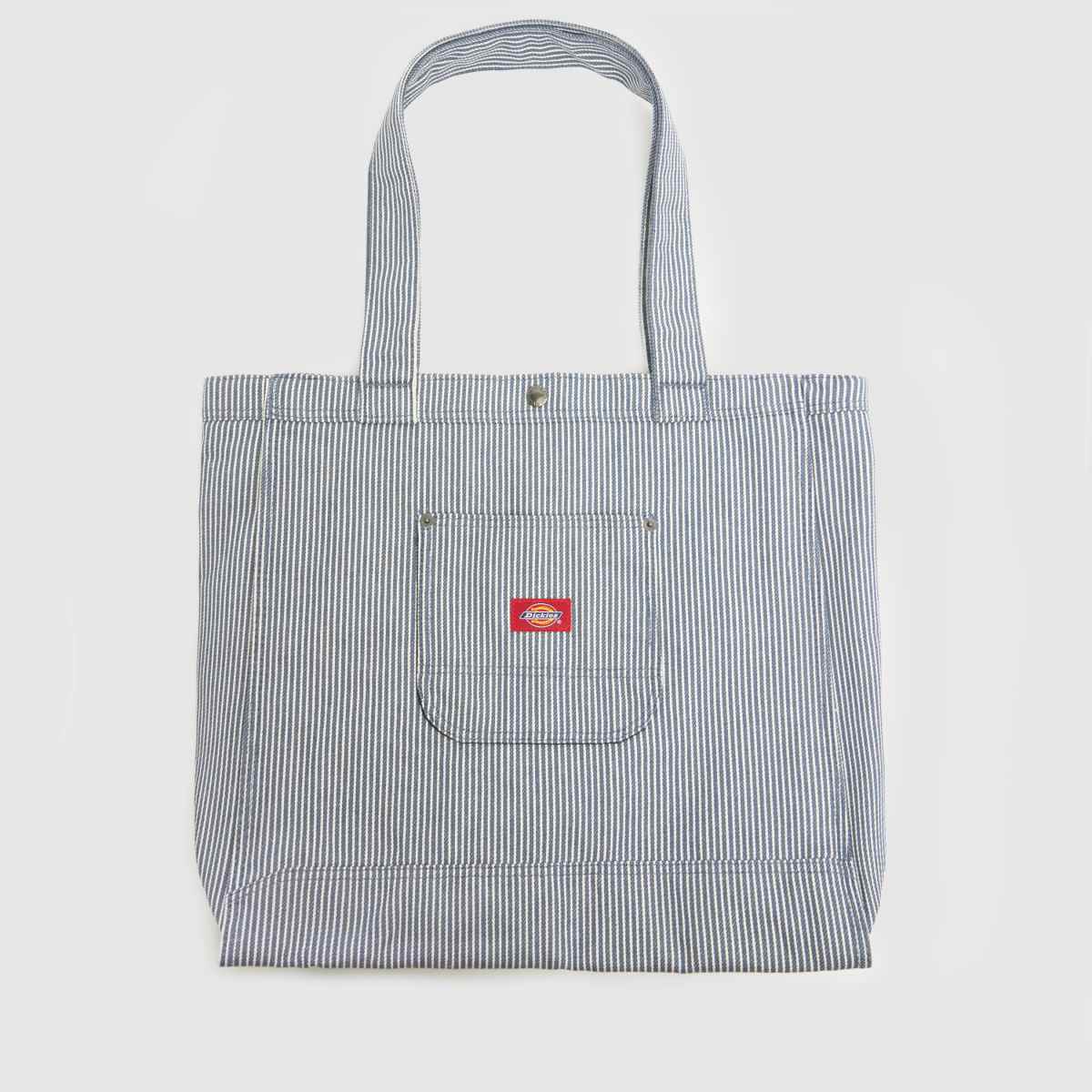 Image of DICKIES Pale Blue Multi Hickory Tote Bag