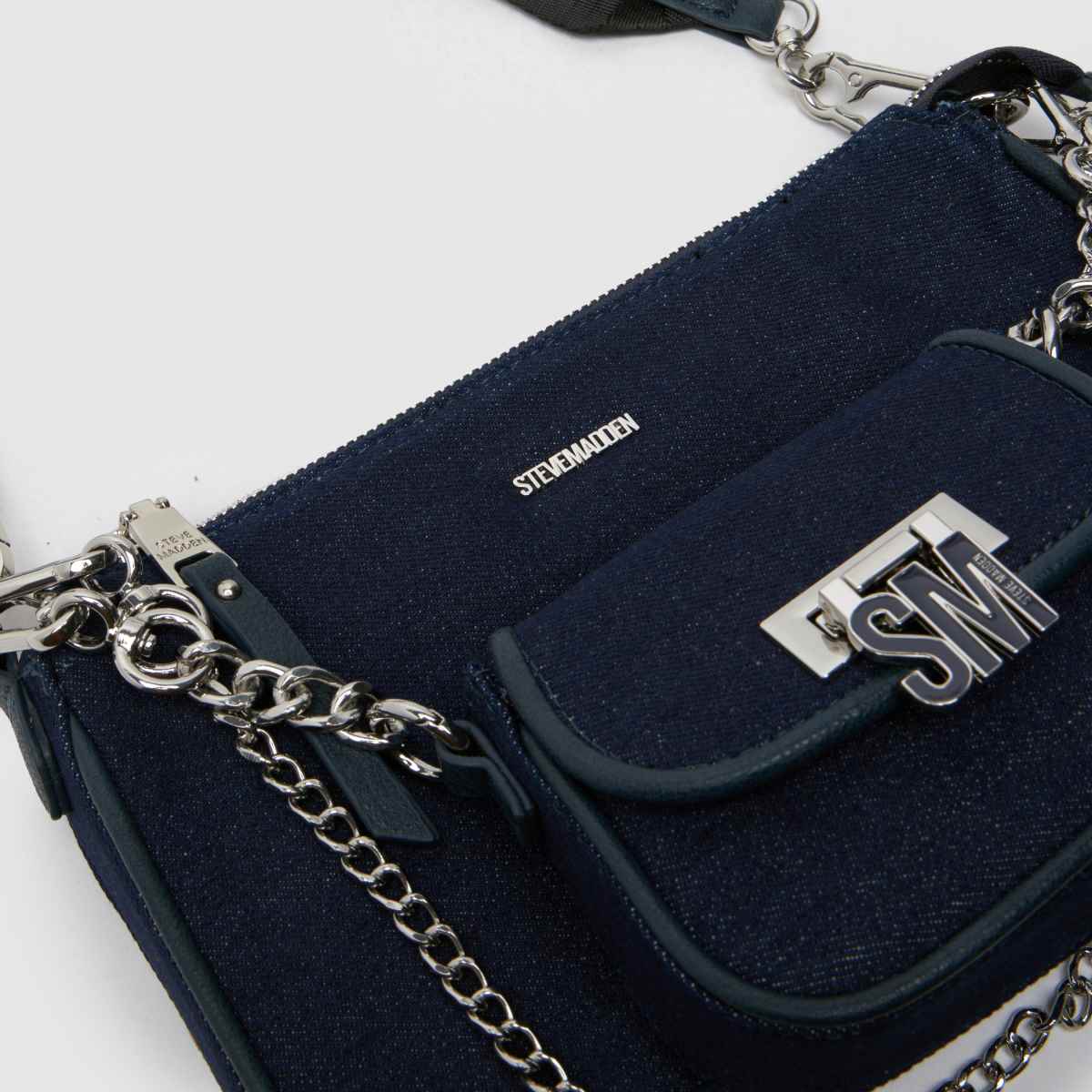 Steve Madden BNaim-D Denim Crossbody Bag in Navy Steve Madden BNaim-D Denim Crossbody Bag 1