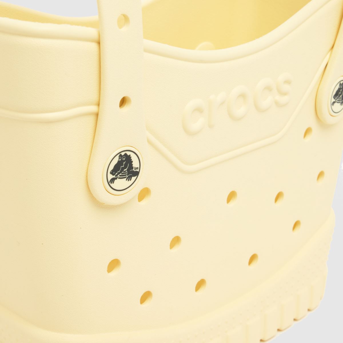 Crocs Classic Small Tote Bag in Pale Yellow Crocs Classic Small Tote Bag 4
