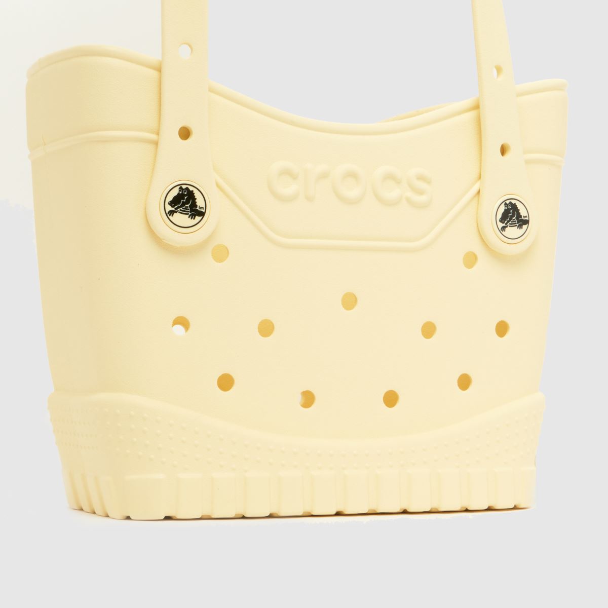 Crocs Classic Small Tote Bag in Pale Yellow Crocs Classic Small Tote Bag 7