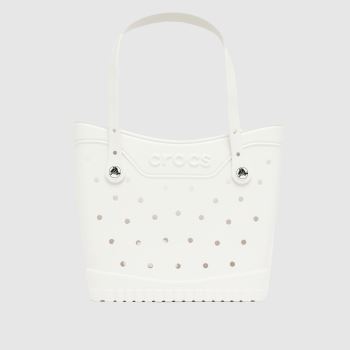 Crocs White Medium Tote Bag Bags