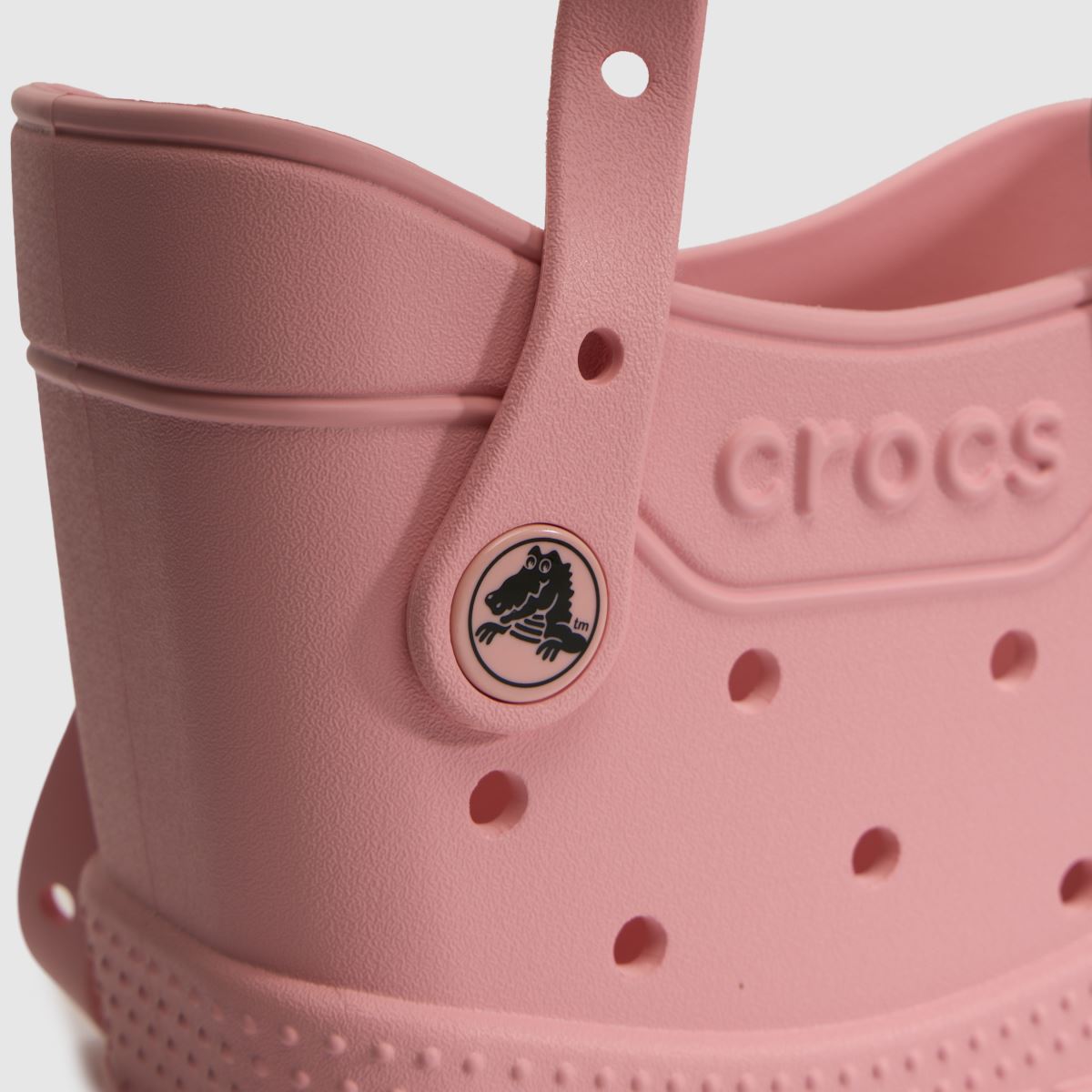 Crocs Micro EVA Tote Bag in Pale Pink Crocs Micro EVA Tote Bag 4