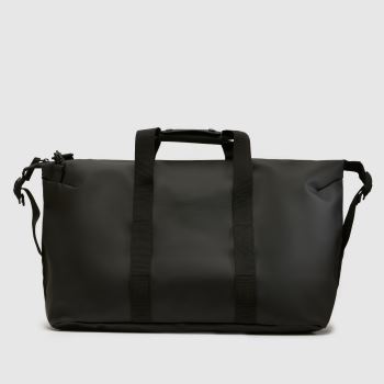 RAINS Black Hilo Weekend Bag Bags