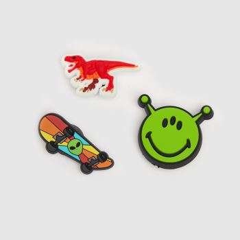 crocs multi smiley dino skates 3 pack crocs multi smiley dino skates 3 pack