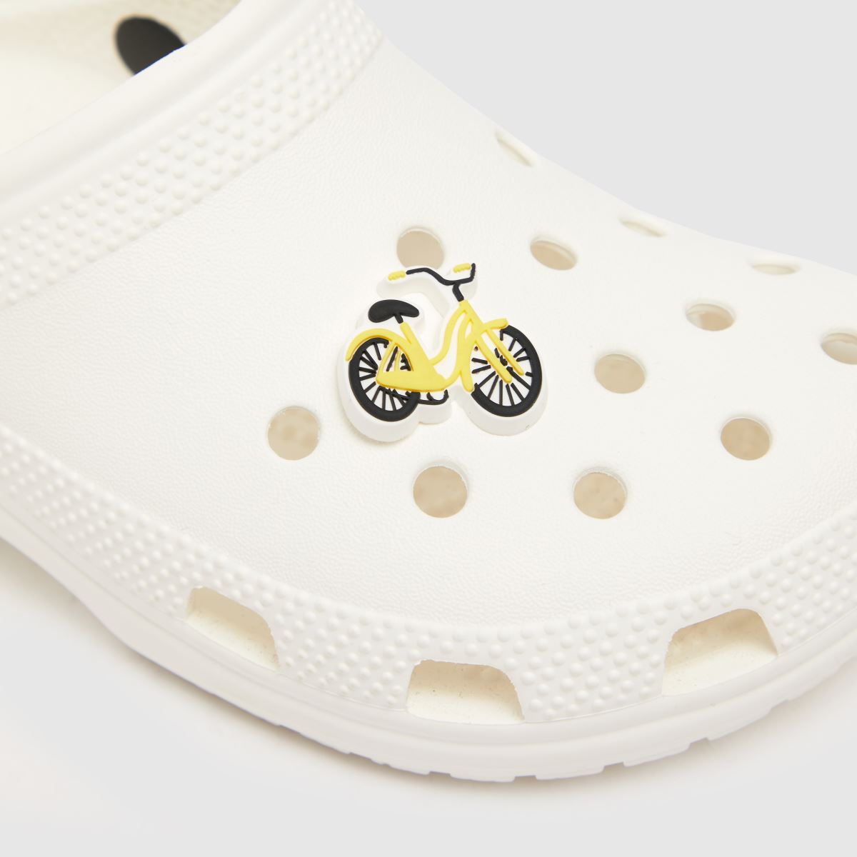 Yellow crocs Jibbitz Beach Cruiser Bike Shoe Accessories schuh
