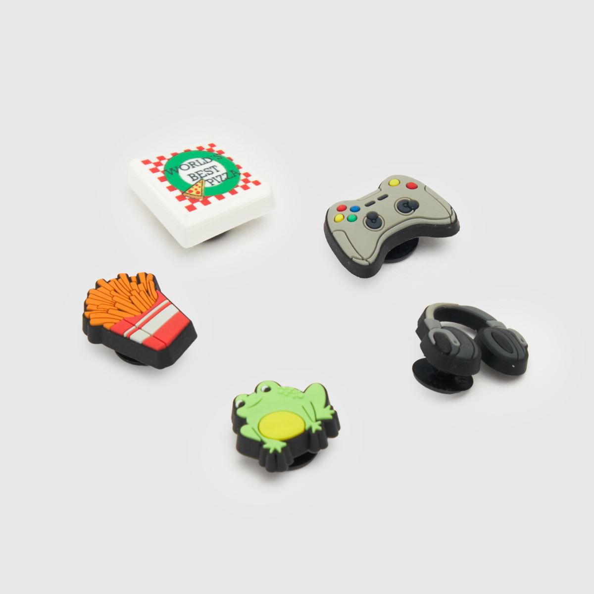 Multi Crocs Jibbitz Gone Gamin 5 Pack Shoe Accessories schuh