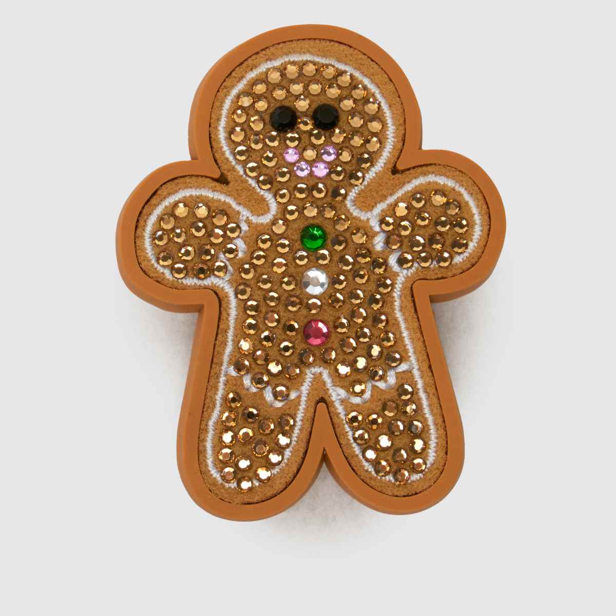 Orange Crocs Jibbitz Holiday Gingerbread Shoe Accessories schuh