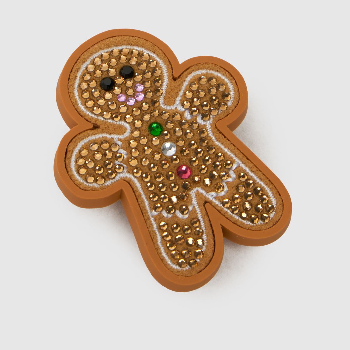 Orange Crocs Jibbitz Holiday Gingerbread Shoe Accessories schuh