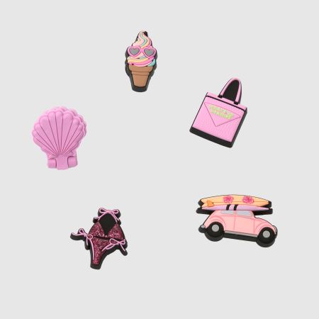 Crocs jibbitz girly beach trip 5 pk 1