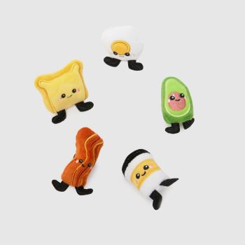 Crocs Multi Jibbitz Fuzz Foods 5 Pack Shoe Accessories