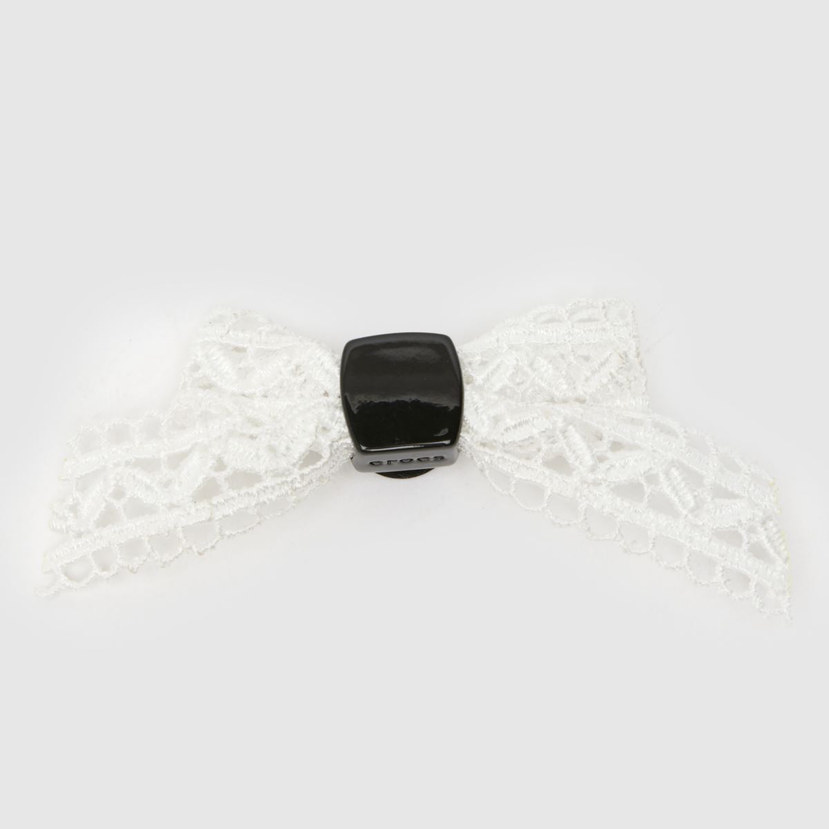 Crocs Jibbitz White Lace Bow 