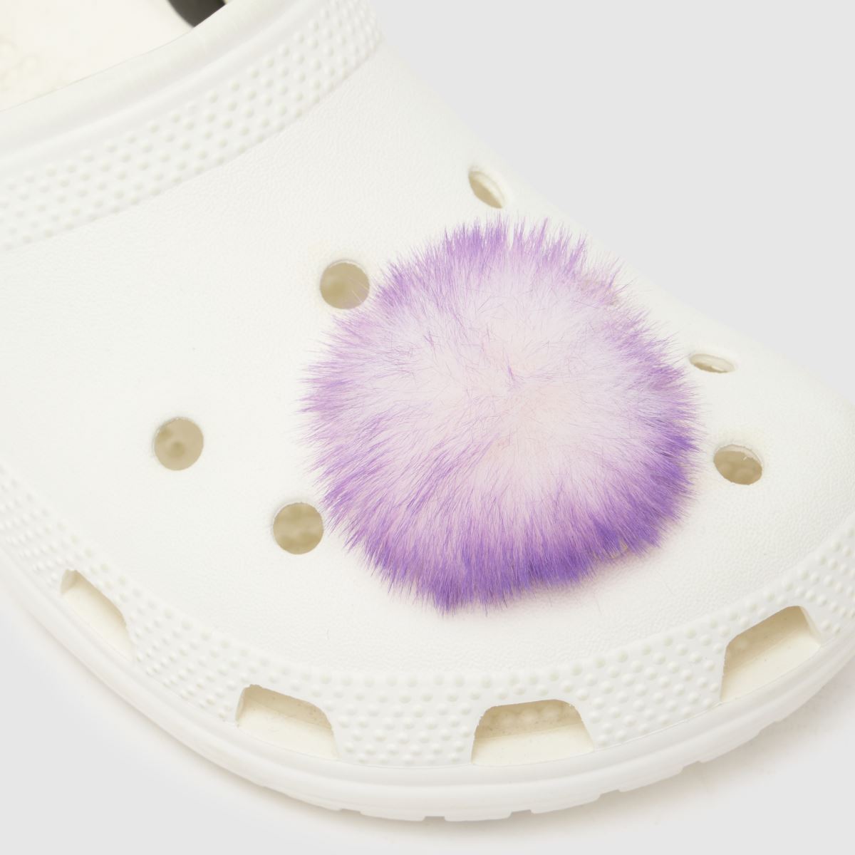 Crocs Jibbitz Long Hair Puff in Pink Crocs Jibbitz Long Hair Puff 7