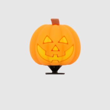 Crocs Orange Jibbitz Jack O Lantern Shoe Accessories