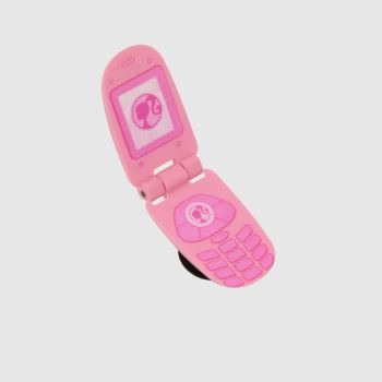 Crocs Pink Jibbitz Barbie Flip Phone Shoe Accessories