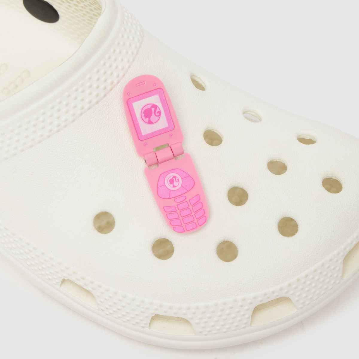 Crocs Jibbitz Barbie Flip Phone in Pink Crocs Jibbitz Barbie Flip Phone 7