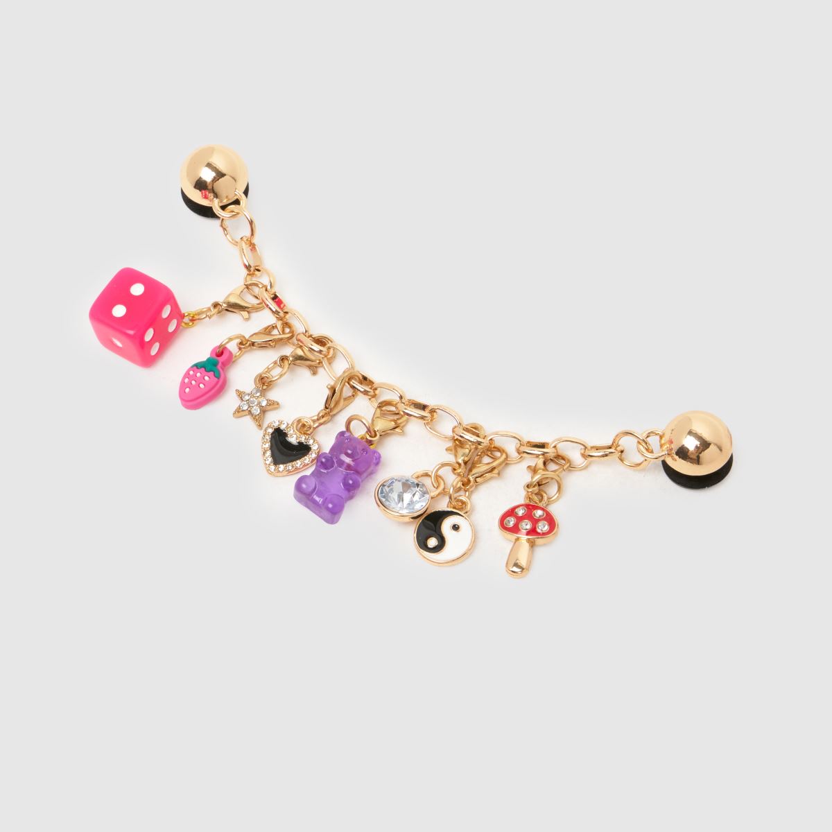 Crocs Jibbitz Custom Charm Chain 5PK in Multi Crocs Jibbitz Custom Charm Chain 5PK 1