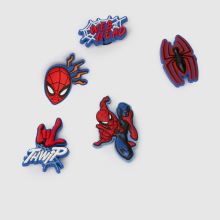 Crocs Jibbitz Spiderman 5 Pack in Multi Crocs Jibbitz Spiderman 5 Pack,1 of 4