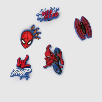 Crocs Multi Jibbitz Spiderman 5 Pack Shoe Accessories