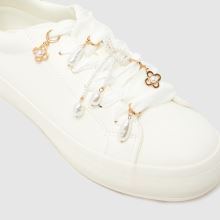 Crocs Jibbitz Pearl & Bow Charm Kit in White Crocs Jibbitz Pearl & Bow Charm Kit,3 of 4