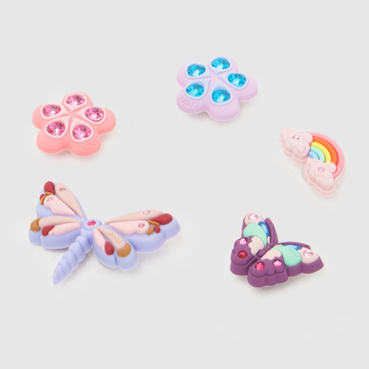 Crocs Jibbitz Magical Garden Bug 5PK in Multi Crocs Jibbitz Magical Garden Bug 5PK 1