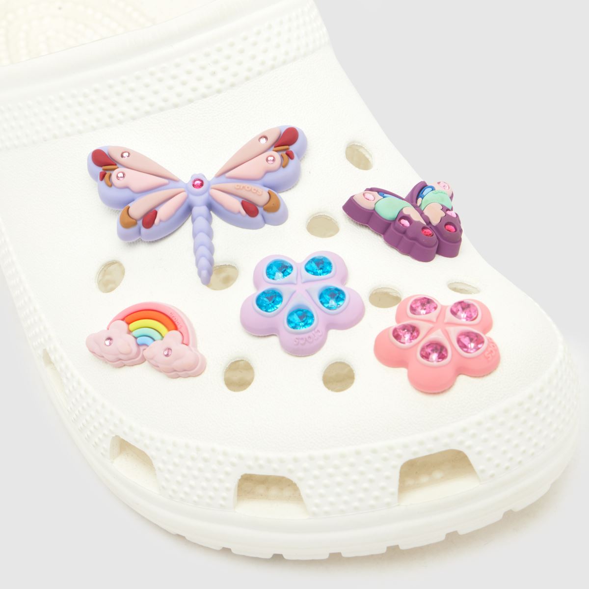 Crocs Jibbitz Magical Garden Bug 5PK in Multi Crocs Jibbitz Magical Garden Bug 5PK 7
