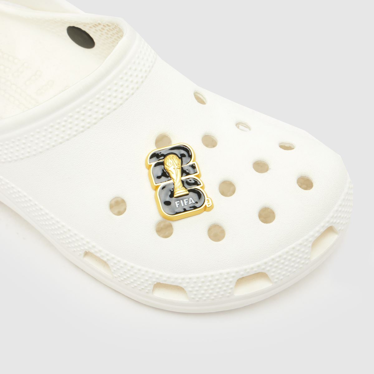 Crocs Jibbitz Fifa World Cup 26 in Black & Gold Crocs Jibbitz Fifa World Cup 26 7