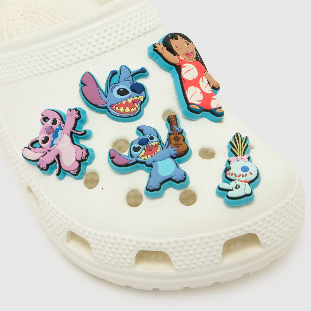 Crocs Jibbitz Lilo & Stitch 5PK in Multi Crocs Jibbitz Lilo & Stitch 5PK 7