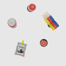 Crocs Jibbitz Sweets Snack 5 Pack in Multi Crocs Jibbitz Sweets Snack 5 Pack,1 of 4