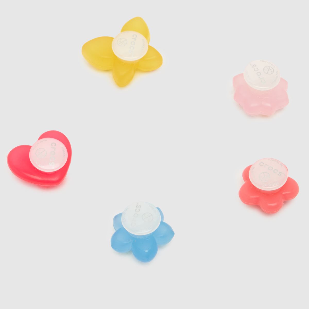 Crocs Jibbitz Dainty Gem 5 Pack in Multi Crocs Jibbitz Dainty Gem 5 Pack 4