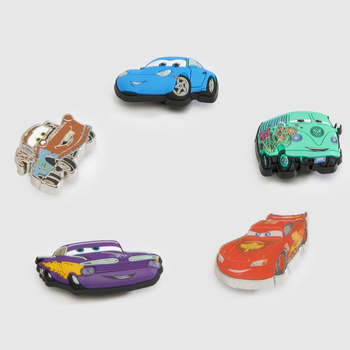 Crocs Jibbitz Cars OG Character 5PK in Multi Crocs Jibbitz Cars OG Character 5PK 1