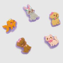 Crocs Jibbitz Princess Pets 5PK in Pink Multi Crocs Jibbitz Princess Pets 5PK,2 of 4