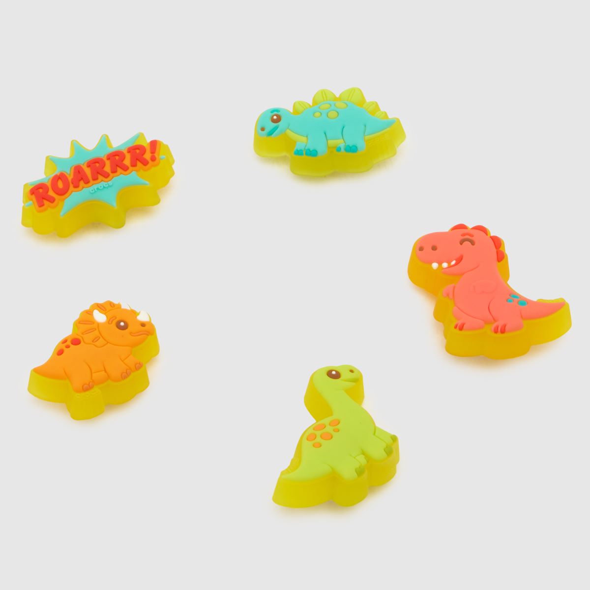 Crocs Jibbitz Little Dinos 5 PK in Multi Crocs Jibbitz Little Dinos 5 PK