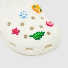Crocs Jibbitz Tropical Flower 5 PK in Multi Crocs Jibbitz Tropical Flower 5 PK,3 of 4