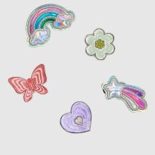 Crocs Jibbitz Funky Girly Icons 5 PK in Multi Crocs Jibbitz Funky Girly Icons 5 PK,1 of 4