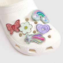 Crocs Jibbitz Funky Girly Icons 5 PK in Multi Crocs Jibbitz Funky Girly Icons 5 PK,4 of 4