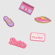 Crocs Jibbitz Barbie 5 Pack in Pink Multi Crocs Jibbitz Barbie 5 Pack,1 of 4
