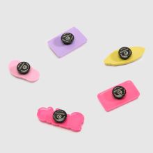 Crocs Jibbitz Barbie 5 Pack in Pink Multi Crocs Jibbitz Barbie 5 Pack,3 of 4