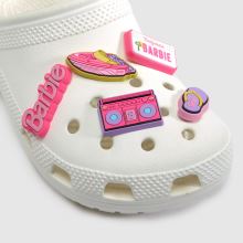 Crocs Jibbitz Barbie 5 Pack in Pink Multi Crocs Jibbitz Barbie 5 Pack,4 of 4