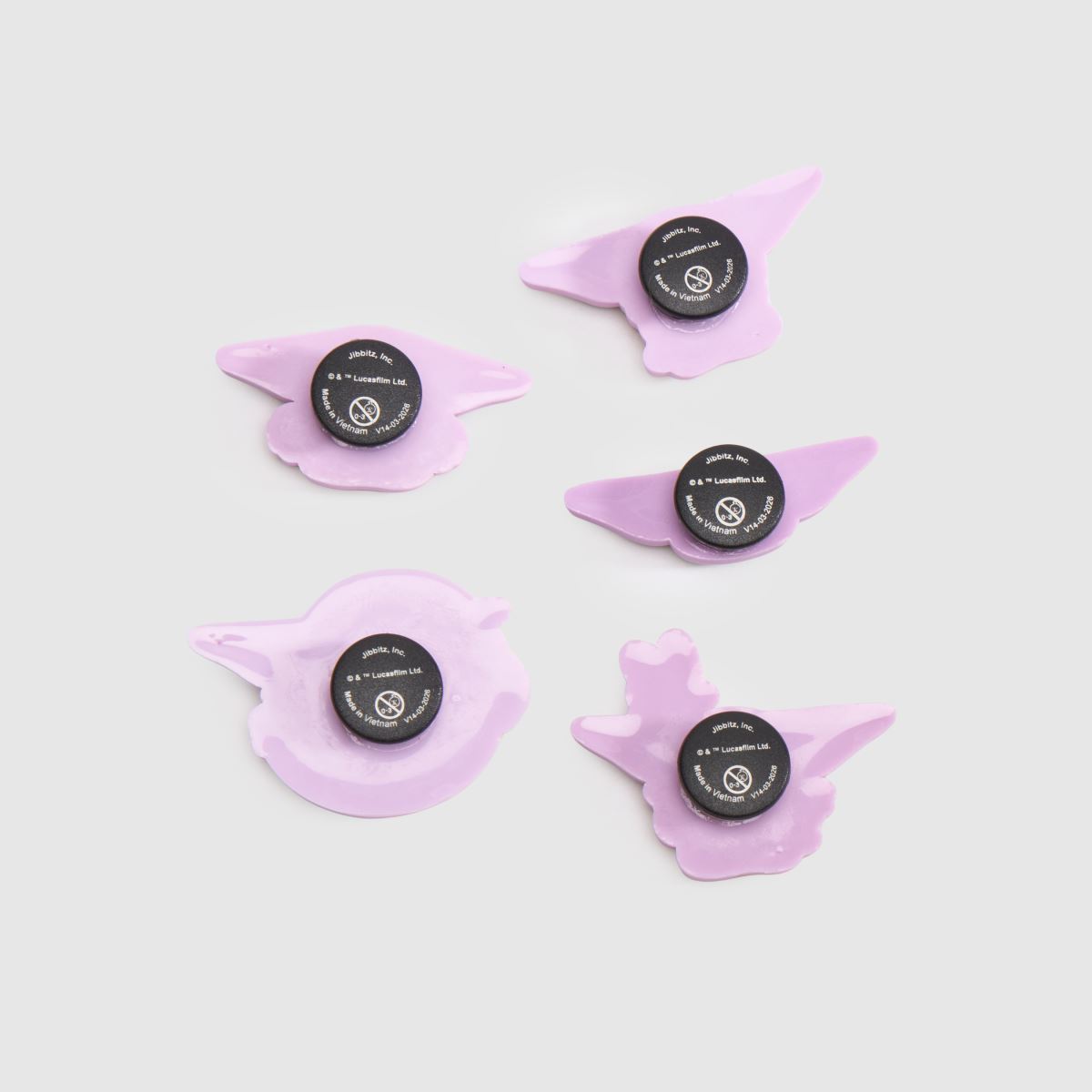 Crocs Jibbitz Grogu 5 Pack in Multi Crocs Jibbitz Grogu 5 Pack 4