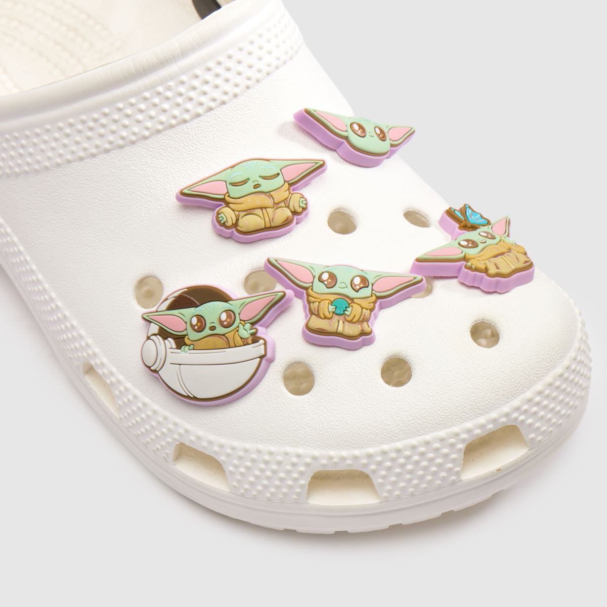 Crocs Jibbitz Grogu 5 Pack in Multi Crocs Jibbitz Grogu 5 Pack 7
