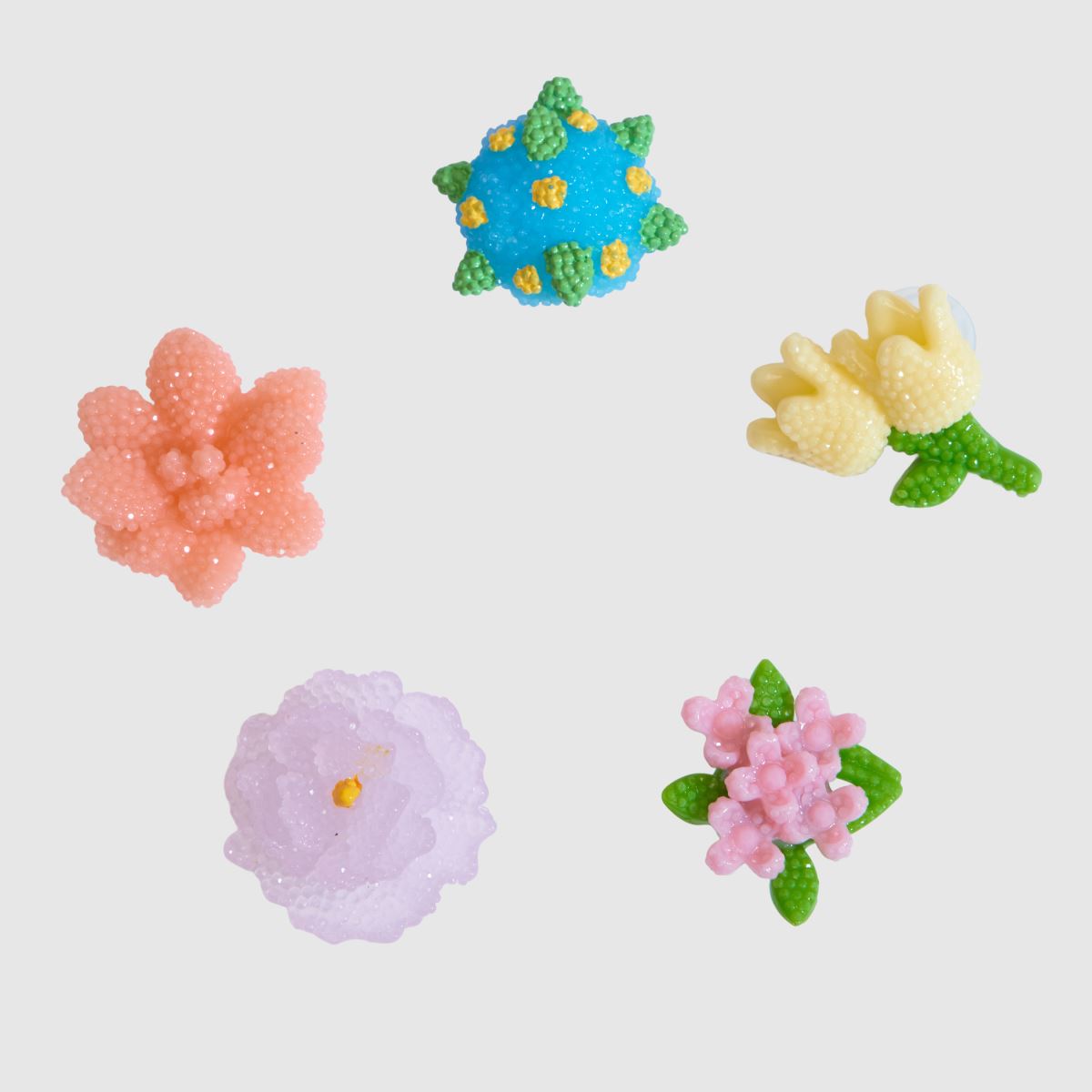 Crocs Multi Jiibbitz Beaded Flowers 5 Pack