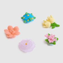 Crocs Jiibbitz Beaded Flowers 5 Pack in Multi Crocs Jiibbitz Beaded Flowers 5 Pack,2 of 4