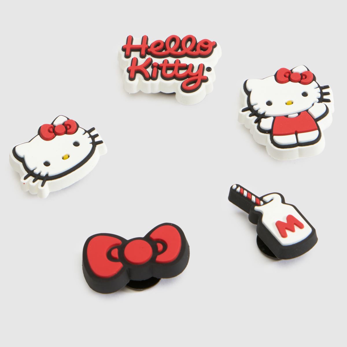Crocs Jibbitz Hello Kitty 5PK in Red Multi Crocs Jibbitz Hello Kitty 5PK 1