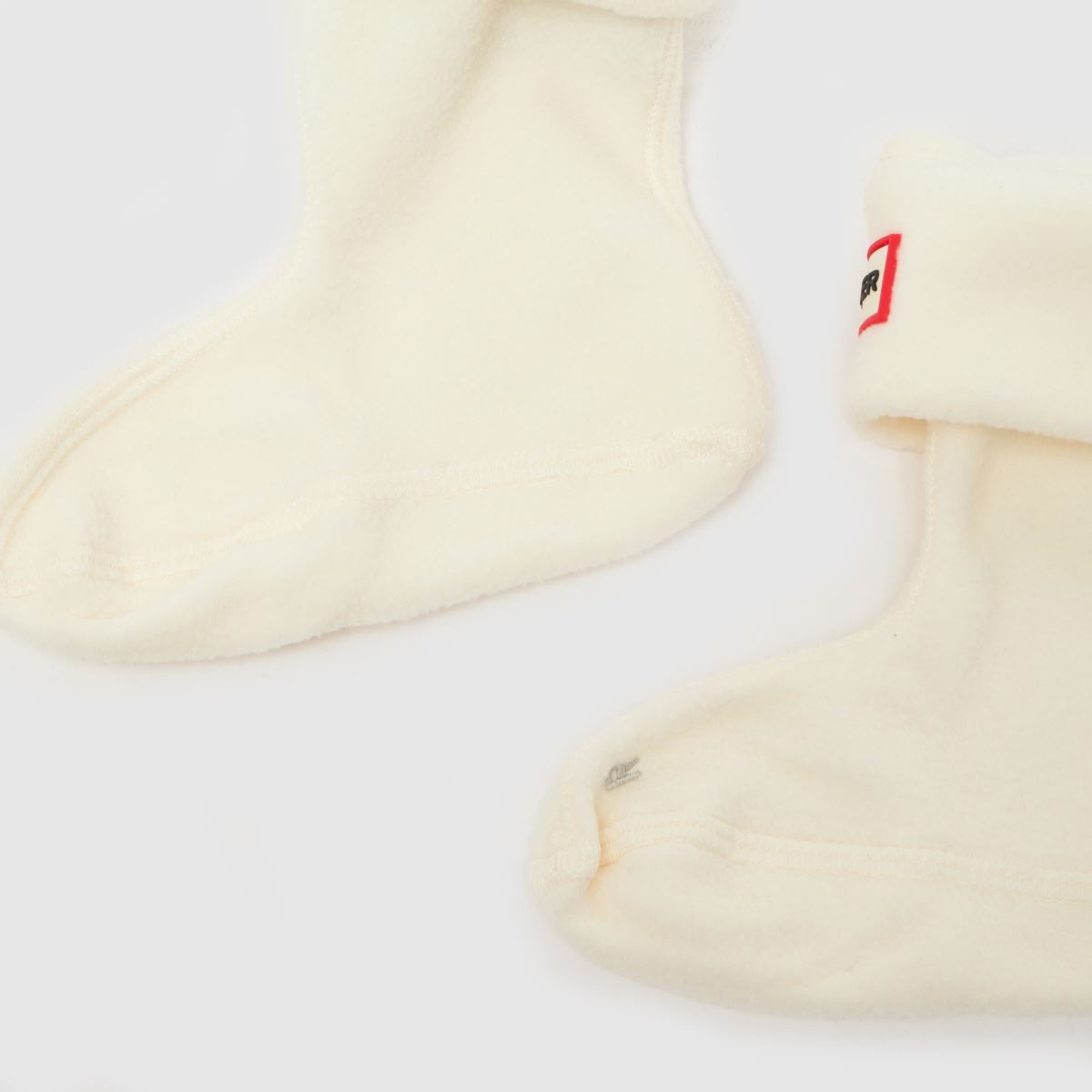 HUNTER BOOTS Kids Fleece Cuff Socks in Off-White hunter boots HUNTER BOOTS Kids Fleece Cuff Socks in Off-White 4